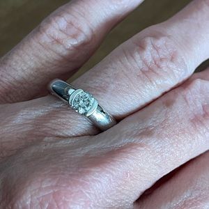 Diamond Ring, .5 carat, 14k white gold